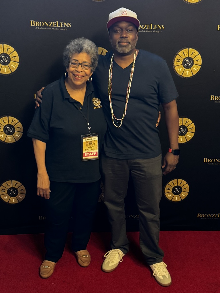 Kerwin Thompson and BronzeLens Founding Artistic Director Deidre McDonald Kerwin Thompson and BronzeLens Founding Artistic Director Deidre McDonald